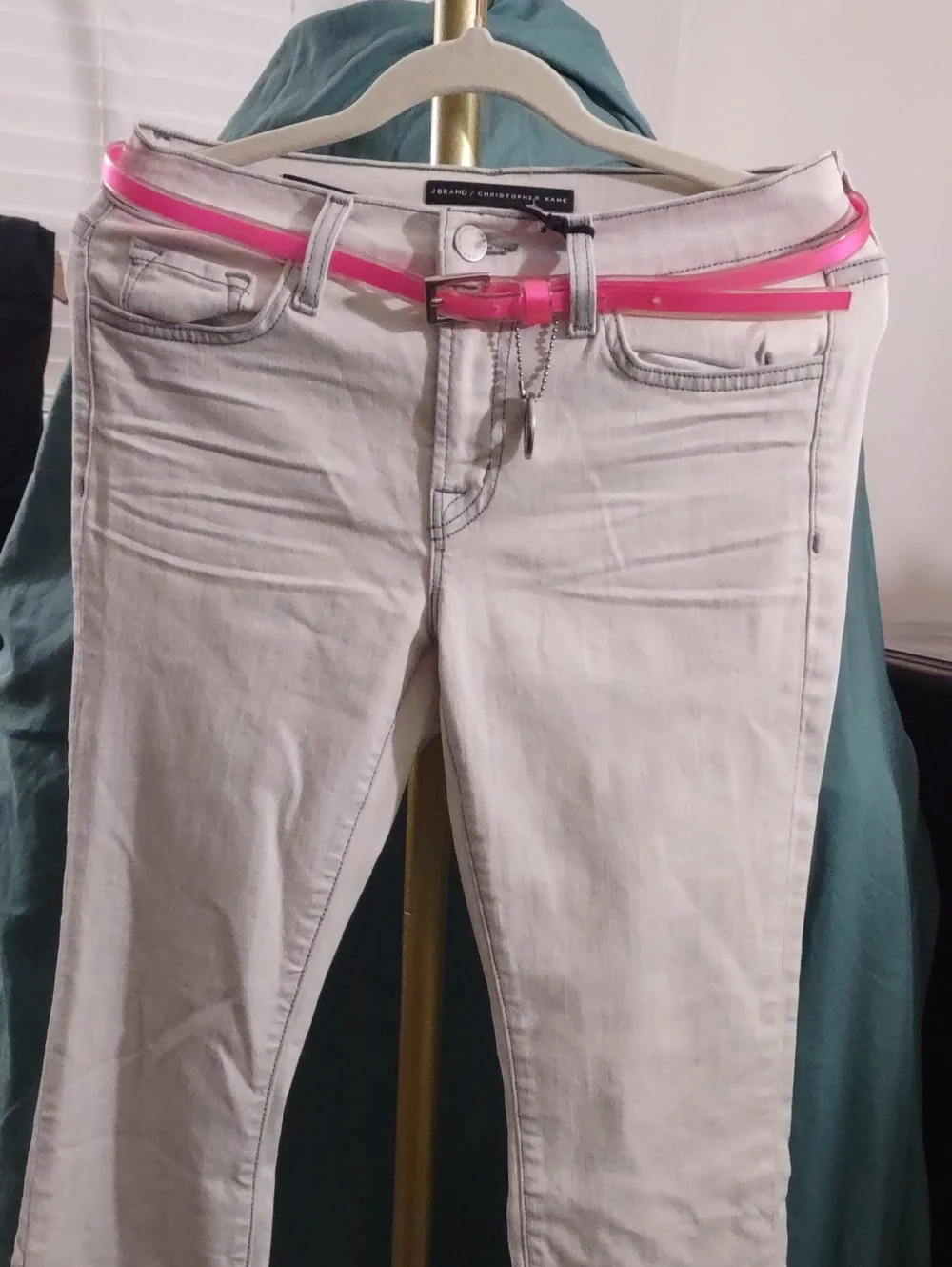 STEVE MADDEN Vintage Plastic & Satin Incased Ribbon Belt